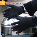 SRSAFETY 13g nitrile mechanics and industrial safety black nitrile gloves/working gloves